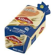 Albany Superior White Sliced Bread 700g